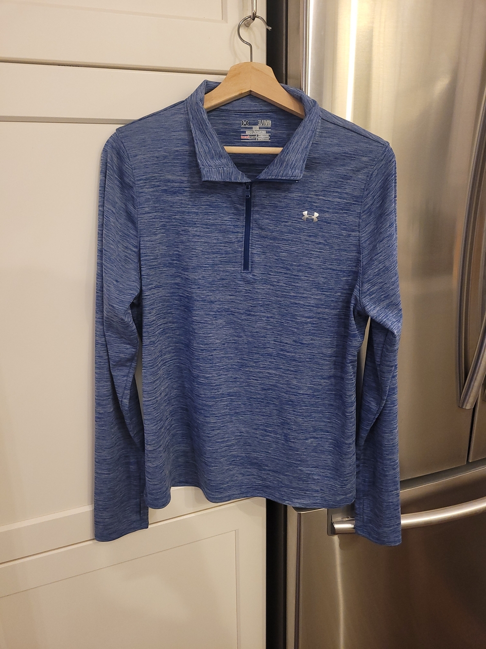 Under Armour Men’s Blue Heather 1/4 Zip Performance Pullover